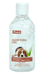 Raslok Gel Aloe Vera pour chien – bouteille 220 g hydratant le pelage