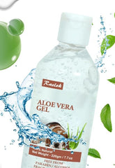 Gel Raslok Aloe Vera en contact avec la peau du chien pour hydrater et apaiser