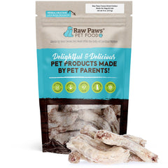 Raw Paws cou de poulet séché pour chiens, bouchée naturelle pour occuper et régaler.