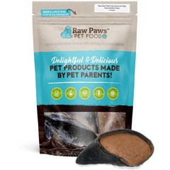 Raw Paws sabots de vache remplis au beurre de cacahuète, 5 unités, friandise durable.