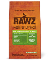 Rawz Meal Free – emballage affiché, protéine premium pour chien.