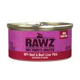 Rawz Pâté Chat : premier ingrédient viande pour une nutrition complète et savoureuse.