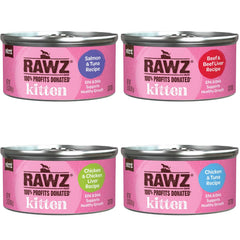Rawz chaton pâté poulet - boîte, saveur savoureuse et humidité élevée