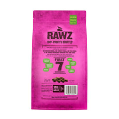 Rawz, texture des croquettes – croquant apprécié pour l'appétit.