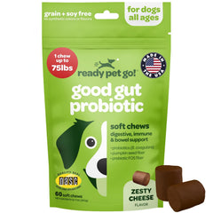 Ready Pet Go friandise-probiotiques-chien, texture agréable et soutien digestif.