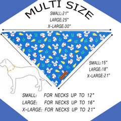 Bandana Realeaf pour chien motif carotte, allure ludique lors des promenades.