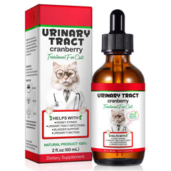 Gouttes Rebodum pour chat, flacon de 60 ml, soutien quotidien de la santé urinaire.