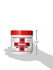 Rebound Hoof Pack formule adhésive sabot, adhère sans bandage.