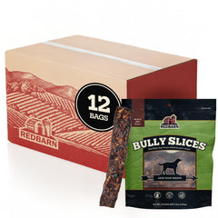 Redbarn Bully Slices Saveur Barbecue : glace appétissante pour friandise canine au goût barbecue