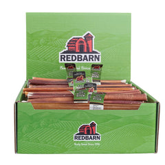 Redbarn Bully Stick 12 pouces, emballage cas 35, pratique pour grands chiens.