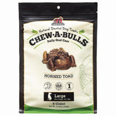 Friandise Redbarn Chew-A-Bulls en lot de six, parfaite pour le soin dentaire quotidien du chien.