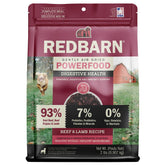 Redbarn Powerfood emballage-boeuf-agneau: pratique à ranger et apprécié par les chiens.