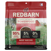 Redbarn Powerfood séché à l'air, repas complet pour chien au bœuf et abats.
