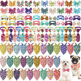 Bandana triangle Reginary pour chien, agréable et lavable, prêt à l'été.