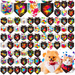 Bandana Reginary 72 pièces avec motif éclaboussures pour sorties quotidiennes.
