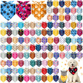 Bandana Reginary pour chien avec empreintes de pattes, parfait comme accessoire festif.