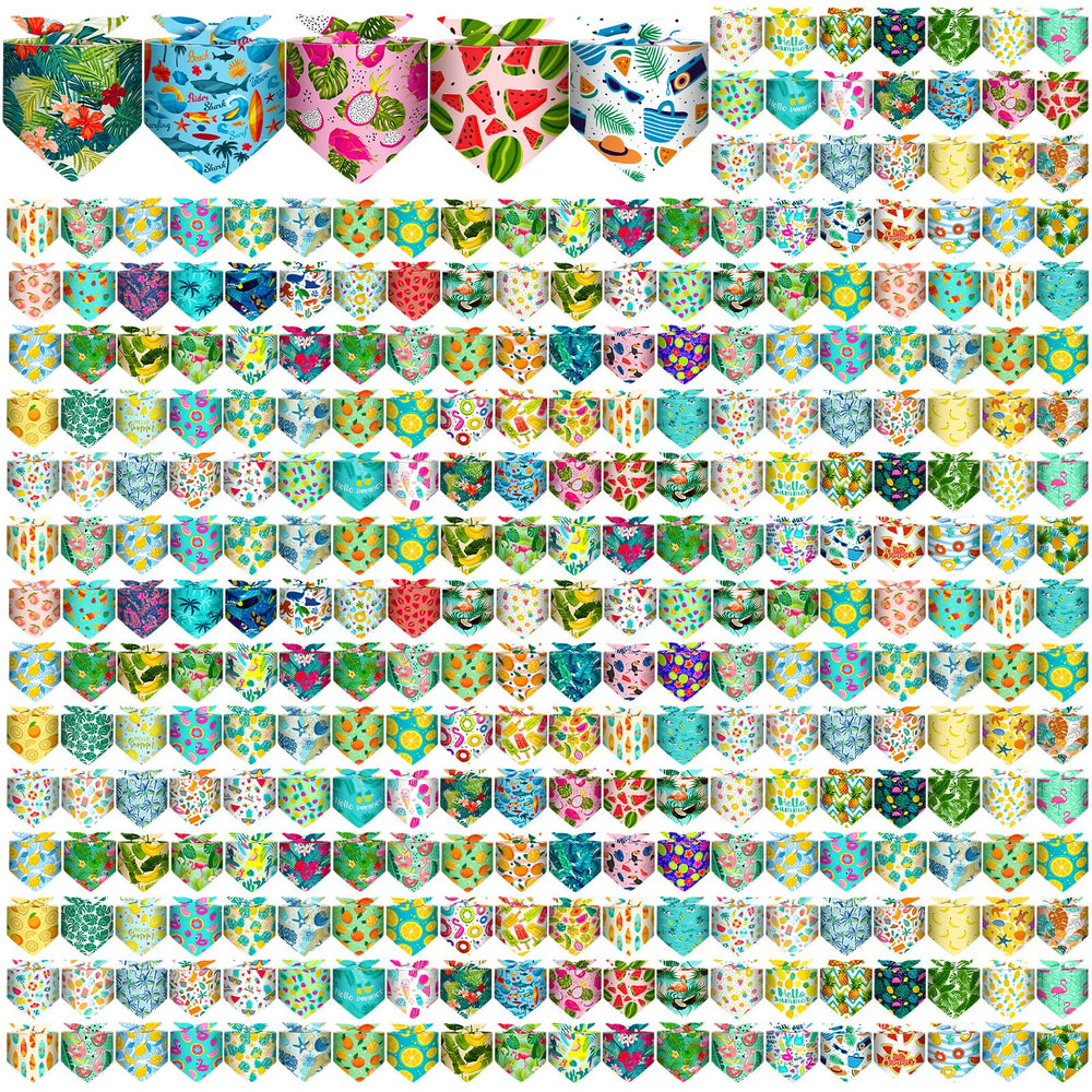 Reginary bandanas Hawaii ensemble triangle 180 pièces pour looks variés lors de sorties