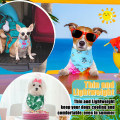 Bandanas Reginary Hawaii taille ajustable pour tout chien, confort assuré