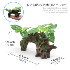 relaqcc plantes-soie-aquarium: plantes synthétiques élégantes pour verdir le réservoir.