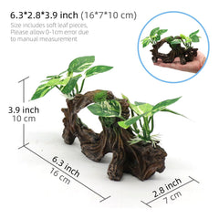 relaqcc plantes en soie pour aquarium, ajoutant couleur et texture sans entretien