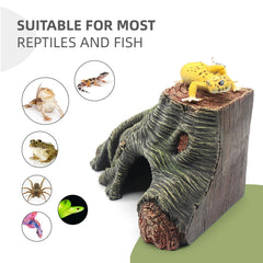 relaqcc plateforme repos terrarium poste surélevé pour se prélasser