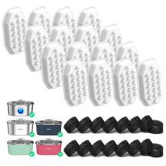 Filtre-chat Rellaty et emballage 108oz prêt à remplacer pour hydrater votre chat.