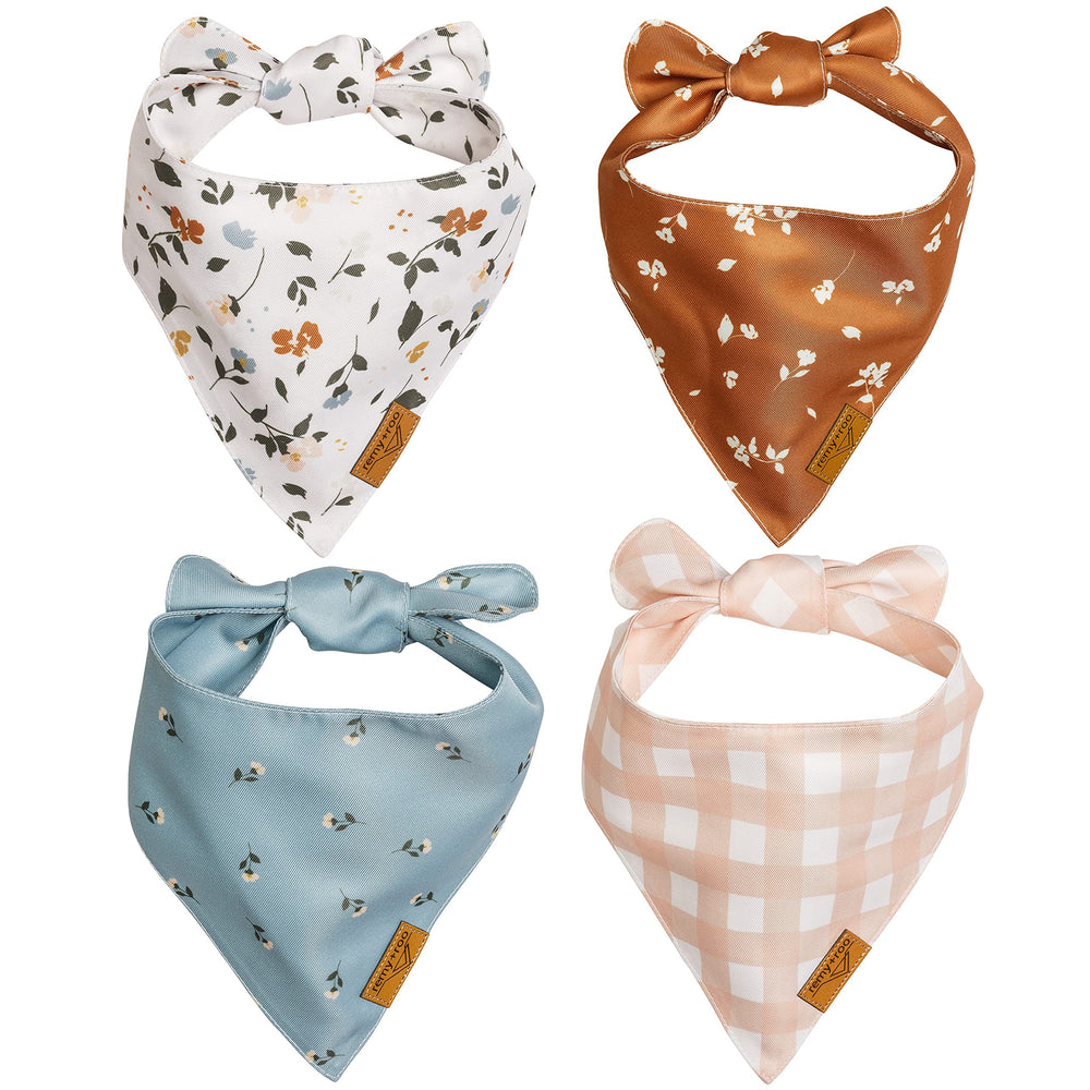 Bandanas Remy+Roo pour chien Emily, aspect chic et confort lors des balades.