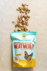 Remy’s Kitchen Meat Medley – ingrédients boeuf foie et rate, snack protéiné et appétent.