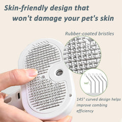 ReNu Dog Brush: solution-bain intégrée facilitant le rinçage.