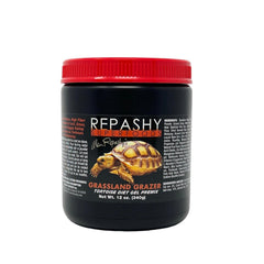 Repashy Grassland Grazer, gel en bocal, nourrissant tortues et uromastyx grâce à une fibre élevée.