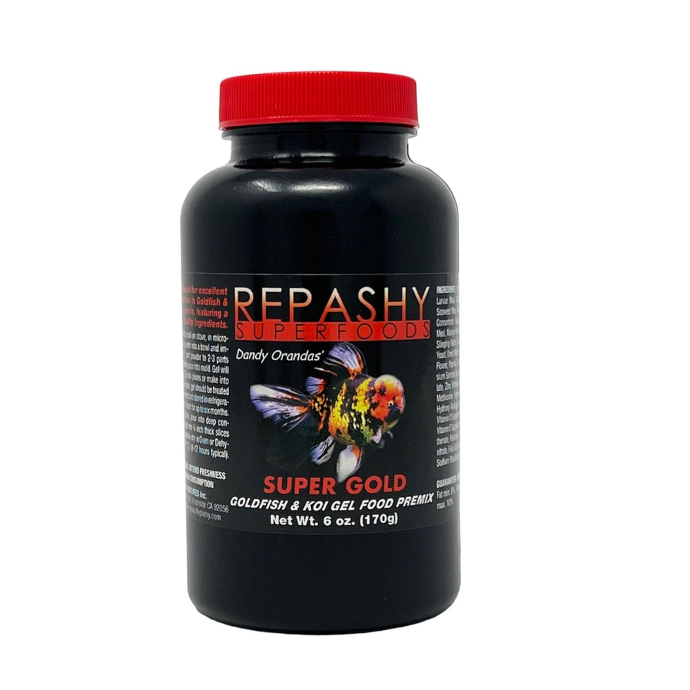 Repashy SuperFoods Super Gold, bocal gel-premix facile pour nourrir poissons rouges et koïs
