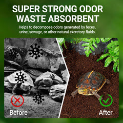 REPTI ZOO Absorption Odeurs : coco neutralise les odeurs du terrarium