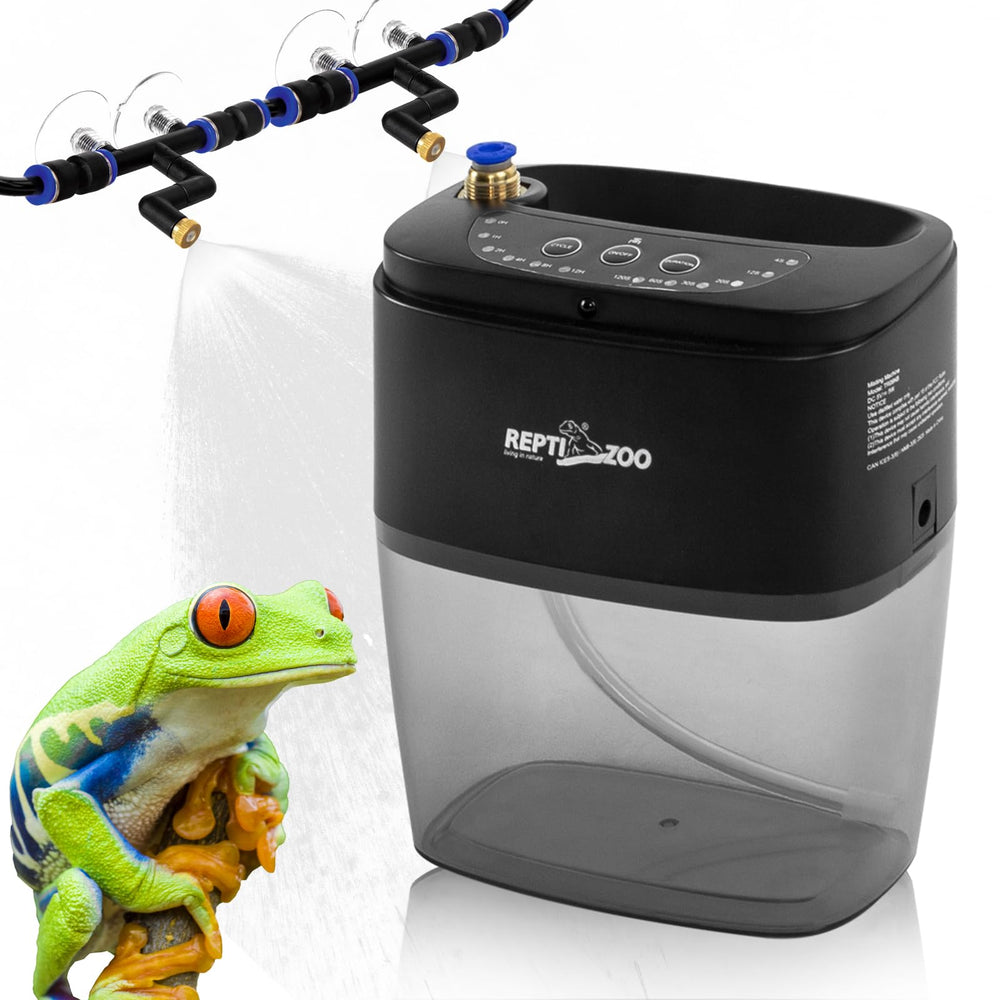 REPTI ZOO Mister Portable avec deux buses pour brumisation précise dans le terrarium