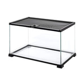 REPTI ZOO Réservoir en verre 15 gallons - vue complète pour observation facile.