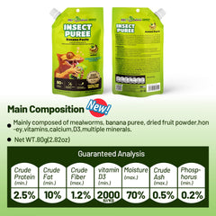 REPTIZOO FRIENDLY bocal pratique, rangement et service simples pour les repas.