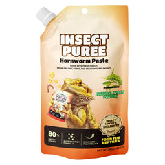 REPTIZOO FRIENDLY purée larves sphinx gecko creste, nourrissante et pratique pour des repas mesurés