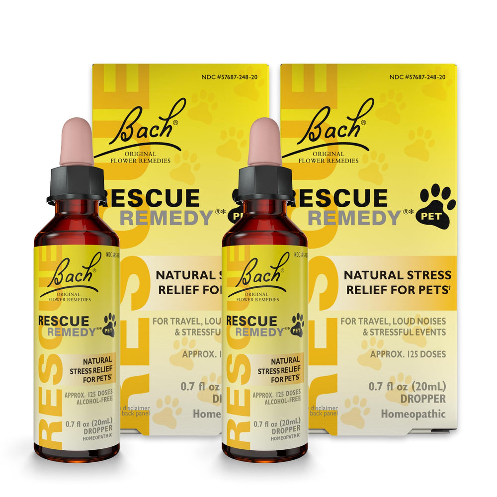 RESCUE Rescue Remedy Pet Dropper, bouteille 20 ml prête pour chiens et chats calmes.