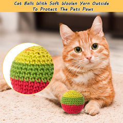 Balle Retro Shaw usage intérieur, parfaite pour le jeu en intérieur des chats.