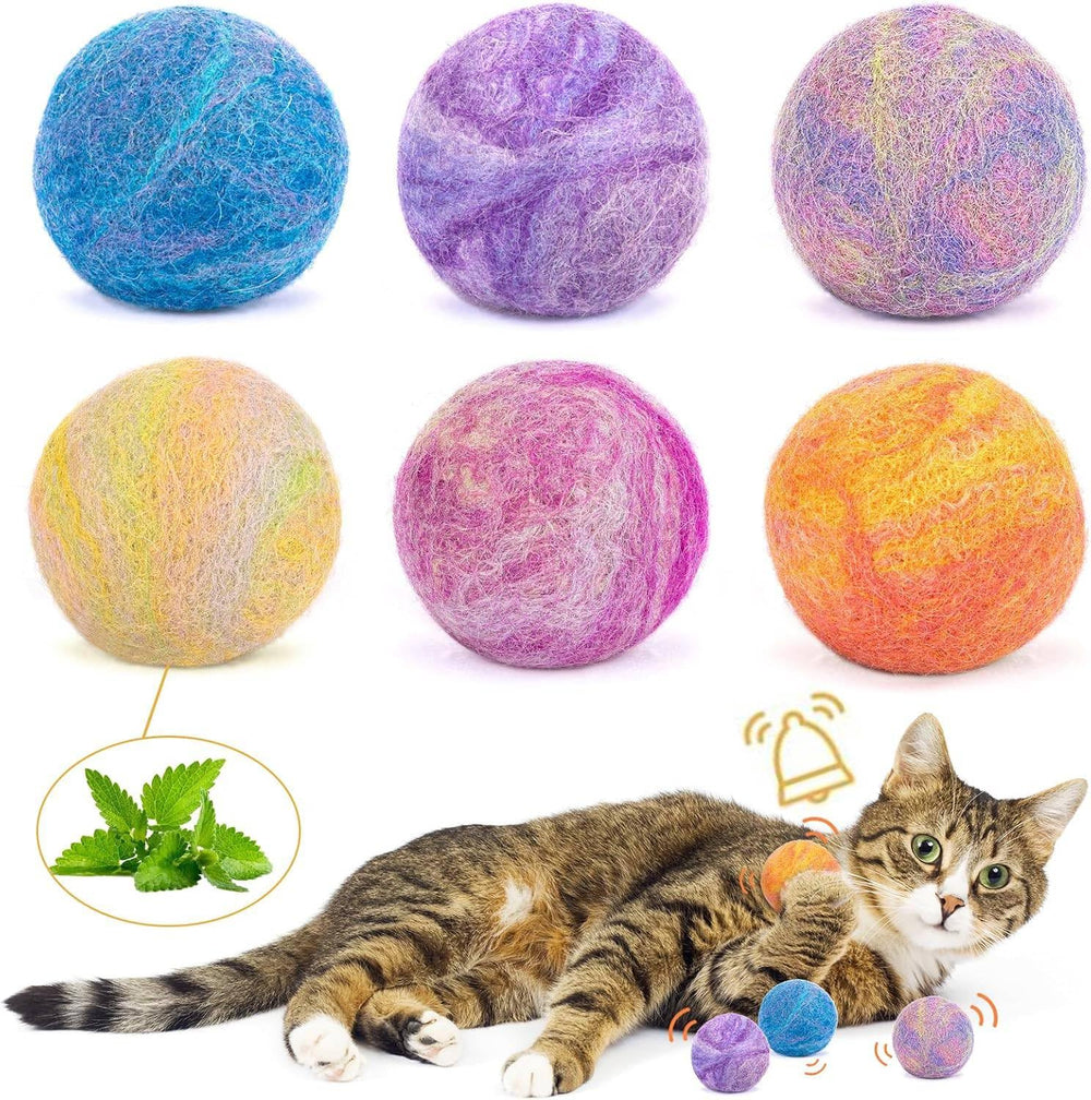Boules Retro Shaw herbe-a-chat cloche interieure : stimulation naturelle et jeu actif pour chat
