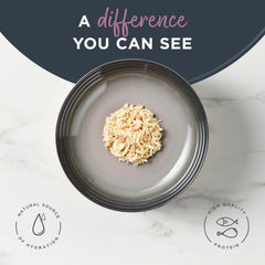 Reveal chat humide bouillon hydratant met en valeur l'hydratation du repas.