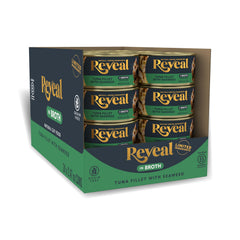 Reveal chat thon algues bouillon pour une expérience naturelle.