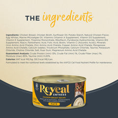 Reveal Entrées ingrédients naturels, ingrédients simples et transparence nutritionnelle.
