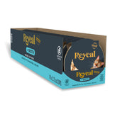 Reveal Naturel: pots sardine-maquereau en bouillon, repas humide appétissant et protéiné.