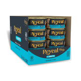 Reveal nourriture chat humide en conserve, texture appétissante et hydratante.