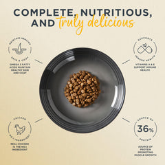 Légumineuses et énergie naturelle dans Reveal pour chats actifs.
