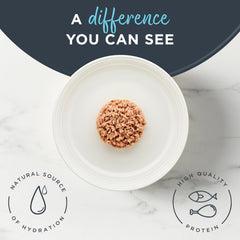 Reveal texture effilée chaton dans bouillon pour petite bouche.