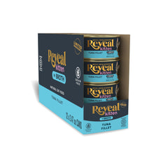 Reveal thon en filets dans bouillon, source de protéines pour chats.