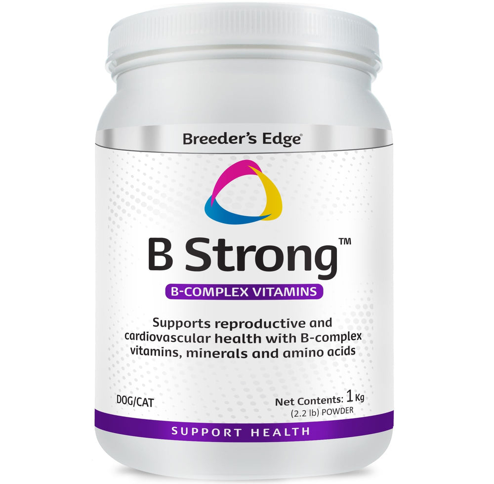 Revival Breeder’s Edge B Strong, emballage clair favorisant la vitalité des chiens et chats