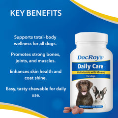 Doc Roy’s Daily Care – soutien pour yeux, cœur et cerveau du chien.