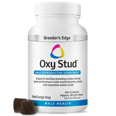 Breeder's Edge Oxy Stud : pilules mâles chiens et chats, soutien nutritionnel potentiel.